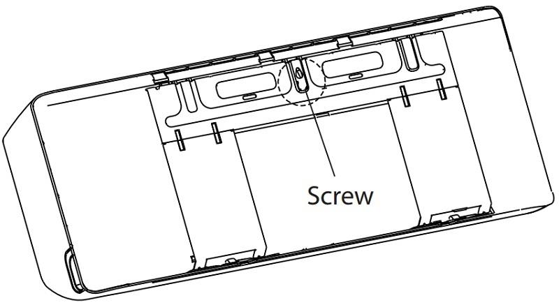 Gắn tấm kim loại treo tường điều hoà midea