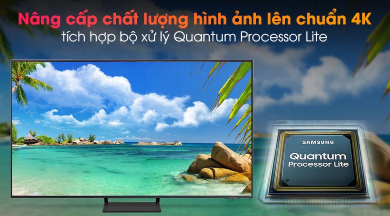 Samsung QA75Q60B nhờ bộ xử lý Quantum Processor Lite nâng cao chất lượng hình ảnh