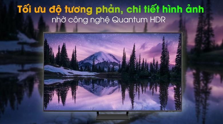 Tivi QA75Q60B 4K tăng cường độ tương phản thông qua công nghệ Quantum HDR