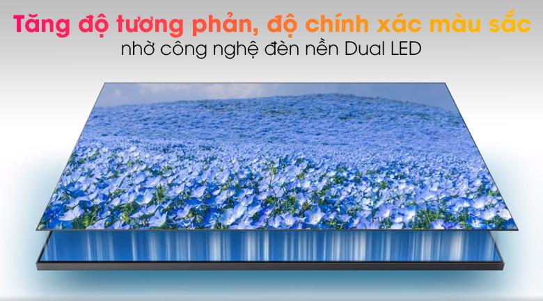 Công nghệ Dual LED điều chỉnh tông màu theo nội dung 