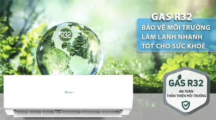 Nên mua điều hoà Casper sử dụng gas R410a hay R32