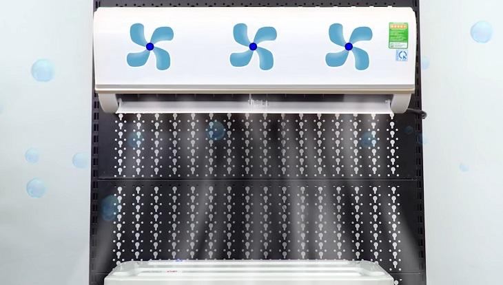 Bật chế độ Fan Mode để điều hòa được khô ráo