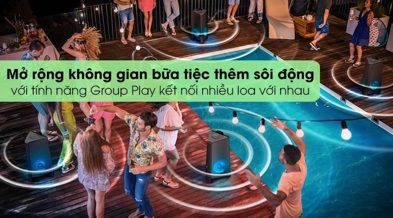 Loa Samsung với tính năng Group Play tạo nên bầu không khí âm nhạc cuồng nhiệt hơn 