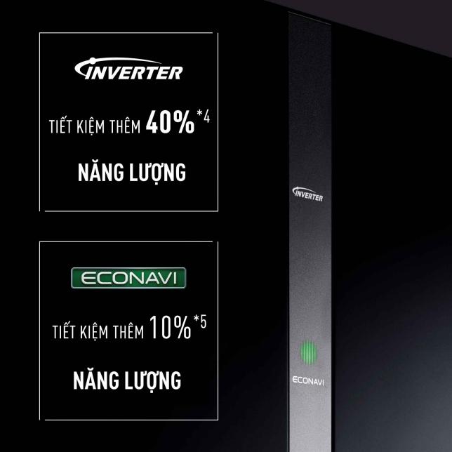 Tủ lạnh Panasonic NR-BX471XGKVTiết kiệm năng lượng thông minh với công nghệ Inverter