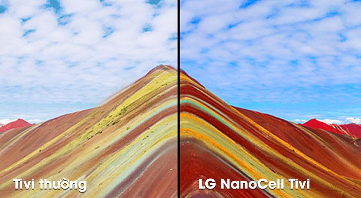 công nghệ Nano đặc biệt của riêng của dòng tivi LG, để lọc và tinh chỉnh màu sắc