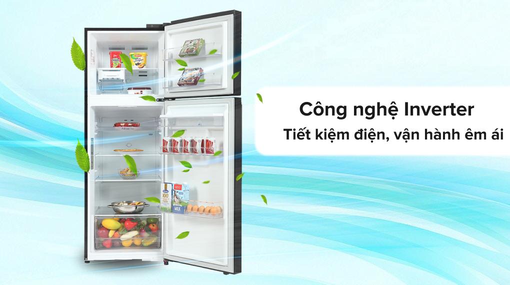 Tủ lạnh LG công nghệ Inverter tiết kiệm điện năng hiệu quả, vận hành êm ái
