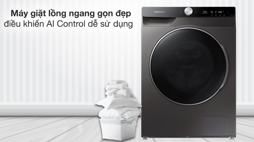 Máy giặt sấy WD12TP34DSX/SV với chế độ bảng điều khiển AI Control, dễ dàng sử dụng