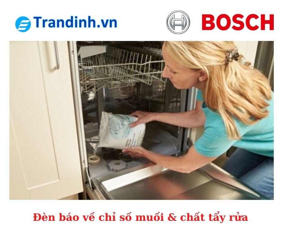 Đèn báo về chỉ số muối & chất tẩy rửa