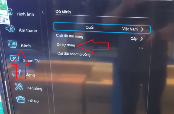 dò kênh ffalcon 32 inch