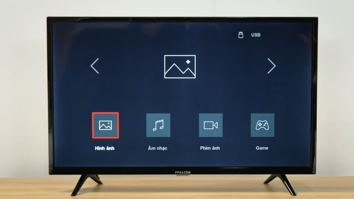 chơi nhạc phim qua cổng usb - tivi ffalcon 32f1