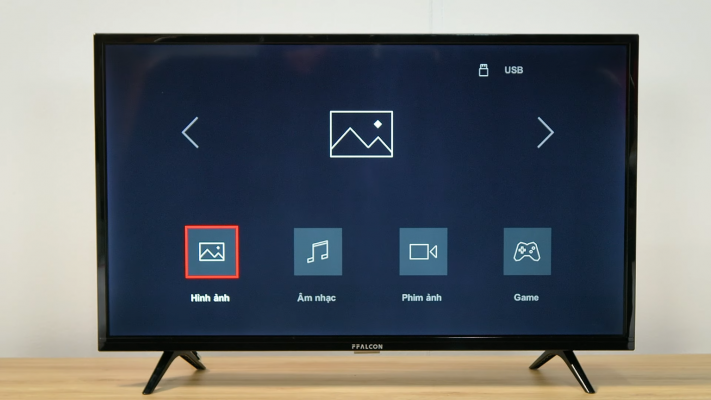 duyệt file qua cổng usb tivi ffalcon 32f1