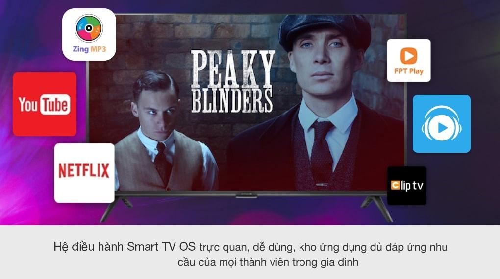 Smart TV OS có nhiều ứng dụng - Smart Tivi Ffalcon 40 inch 40SF1