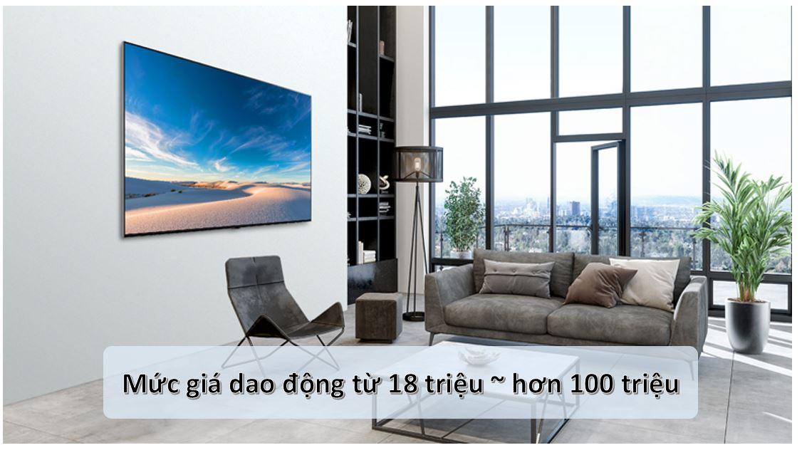Giá của tivi LG 75 inch