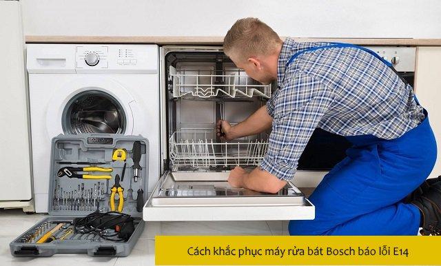 2. Cách khắc phục máy rửa bát Bosch báo lỗi E14 