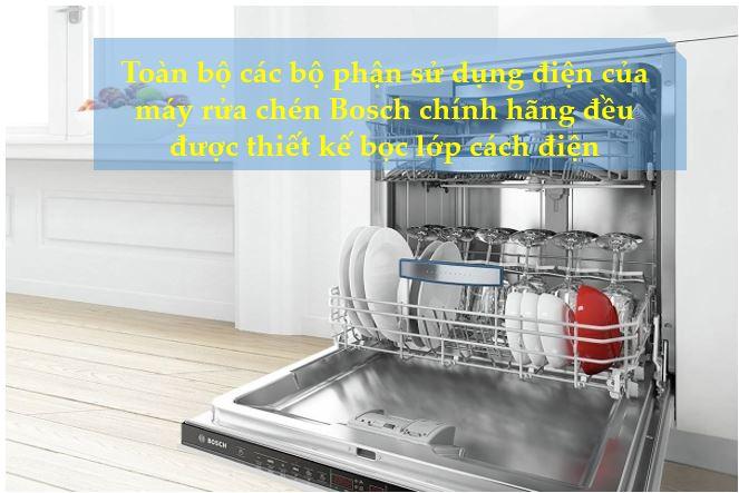 1. Máy rửa bát Bosch có bị rò điện không?