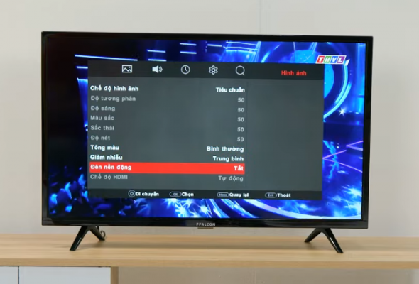 menu tiếng việt - tivi ffalcon 32 inch