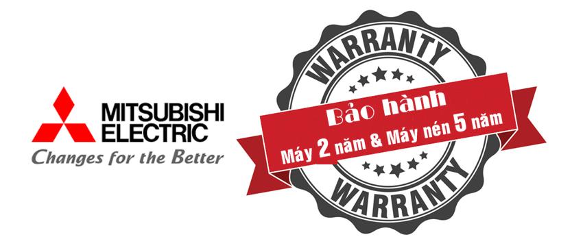 1. Chính sách bảo hành điều hòa Mitsubishi Electric