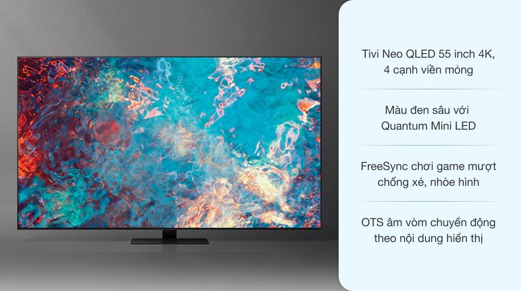 Smart Tivi Neo QLED 4K 55 inch Samsung QA55QN85A - giá tốt, có trả góp