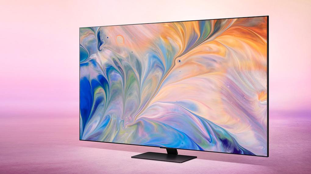 TV Samsung QA55Q80B 55 inch thiết kế viền mỏng, màn hình rộng