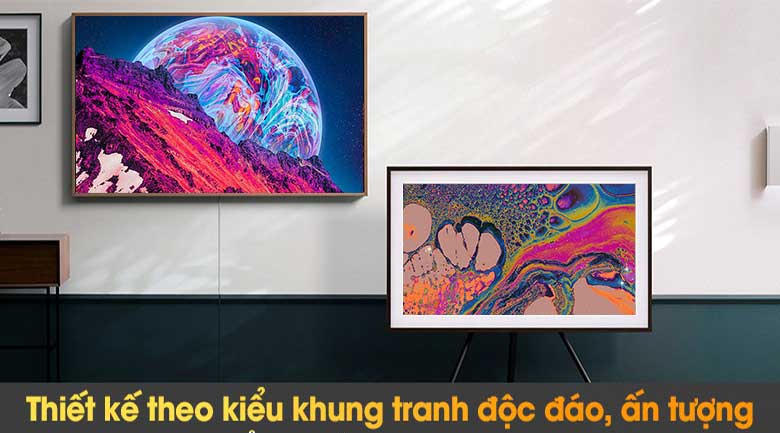 2. Smart Tivi Khung Tranh Samsung QLED 4K QA75LS03B