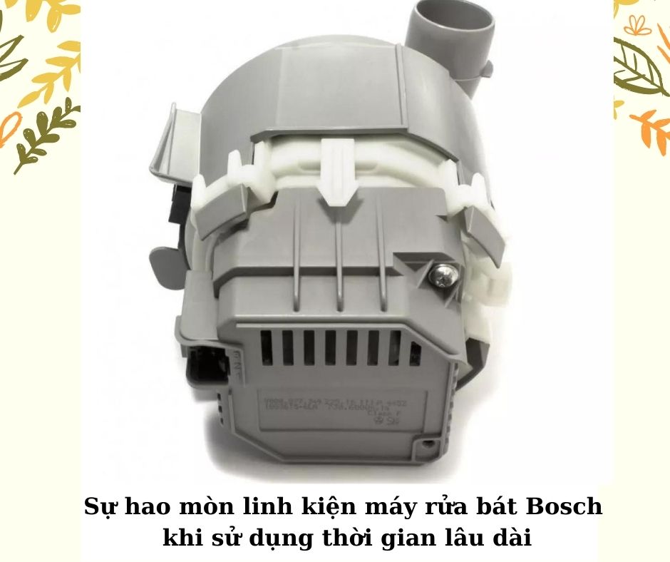 1. Nguyên nhân hỏng bơm nhiệt máy rửa bát Bosch?