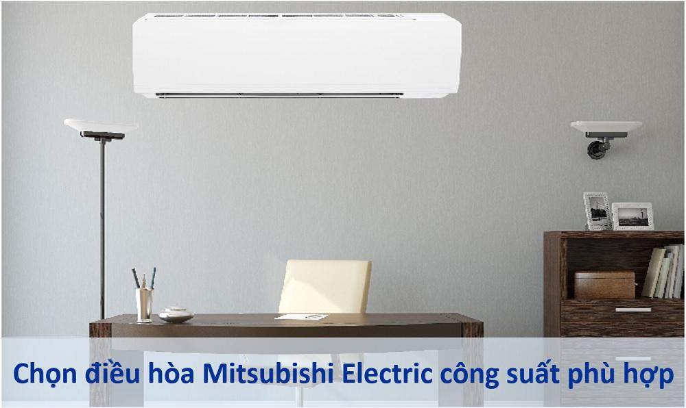 1.1. Chọn lựa máy lạnh có công suất phù hợp với diện tích phòng
