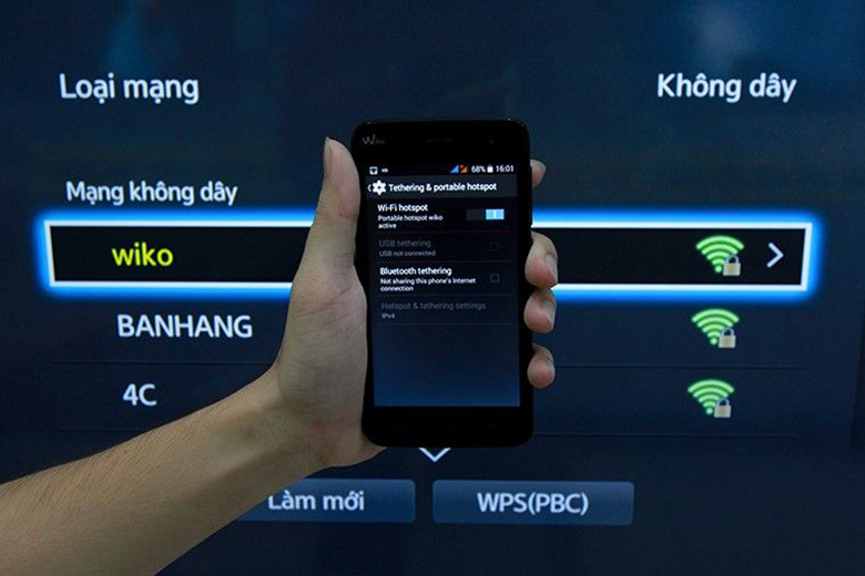 Tivi Samsung không kết nối được wifi 5