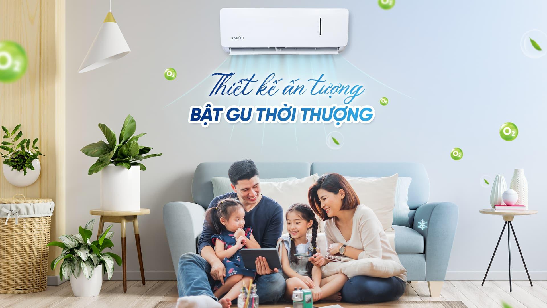 KDC-WF09| Điều hòa Karofi 9000BTU 【Hiện đại - Trả góp】