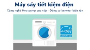 Máy sấy quần áo tiết kiệm điện
