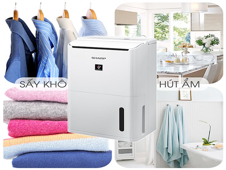 Máy hút ẩm có sấy quần áo được không?