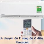 Cách chuyển độ F sang độ C điều hòa Panasonic trên remote