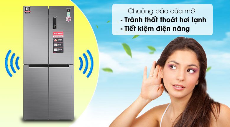 Tủ lạnh Sharp SJ-SBX440V-DS