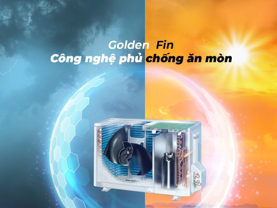 điều hoà sumikura Lớp phủ chống ăn mòn Golden Fin