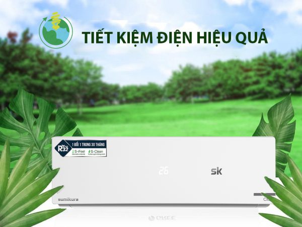 SK Sumikura sử dụng gas R32.