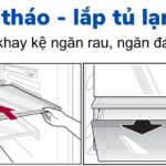 Cách tháo/lắp tủ lạnh LG Inverter | khay kệ, ngăn rau, ngăn đá