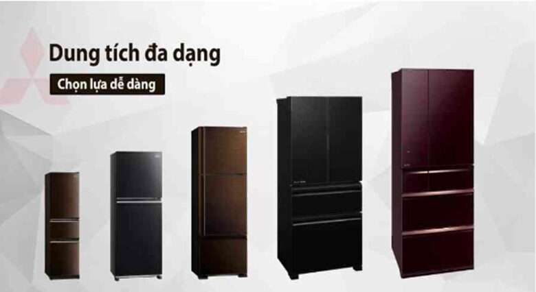 các mẫu tủ lạnh Mitsubishi