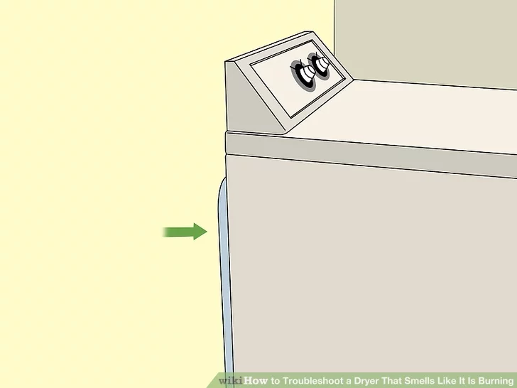 Kéo máy sấy ra xa tường để tiếp cận ống xả