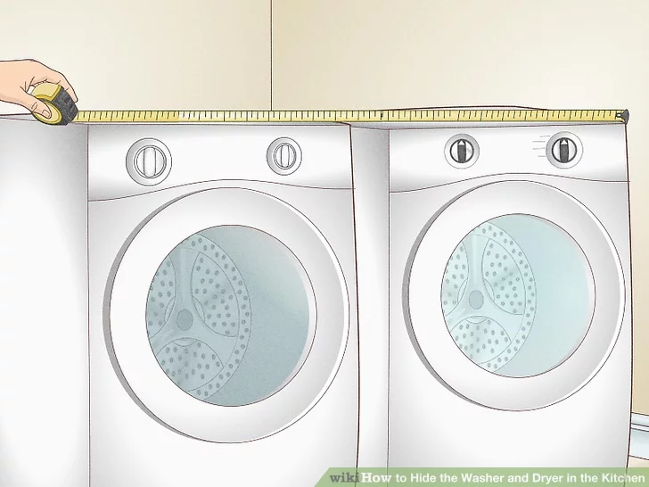 Đo máy giặt và máy sấy của bạn