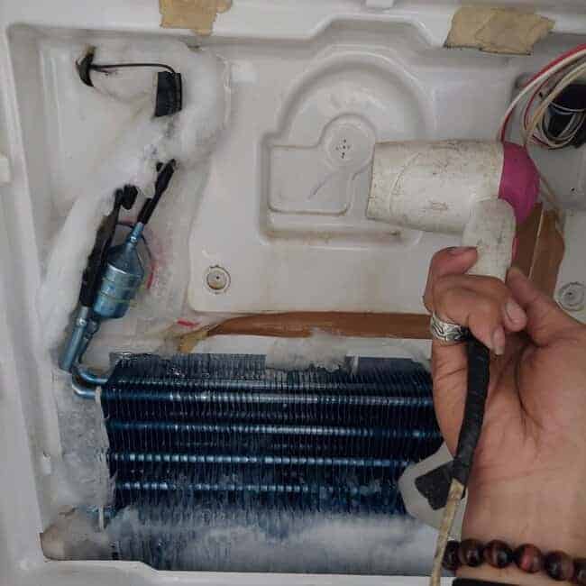 Sửa tủ lạnh đóng tuyết, kiểm tra điện trở xả đá - 1FIX™