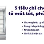 5 tiêu chí chọn mua tủ mát? Nên chọn mua hãng nào dùng tốt?