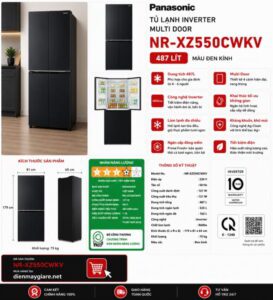 Tủ Lanh Panasonic Xz550cwkv