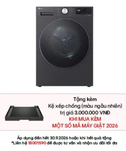 Máy sấy LG AI DUAL Inverter Heat Pump™ 12kg RX12VHP5G 2026