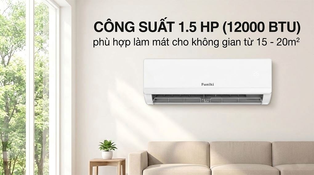 Điều hòa Funiki 12.000 BTU 1 chiều Inverter HIC12TMM-6 2026 Điều hòa Funiki 12.000 BTU 1 chiều Inverter HIC12TMM-6 2026