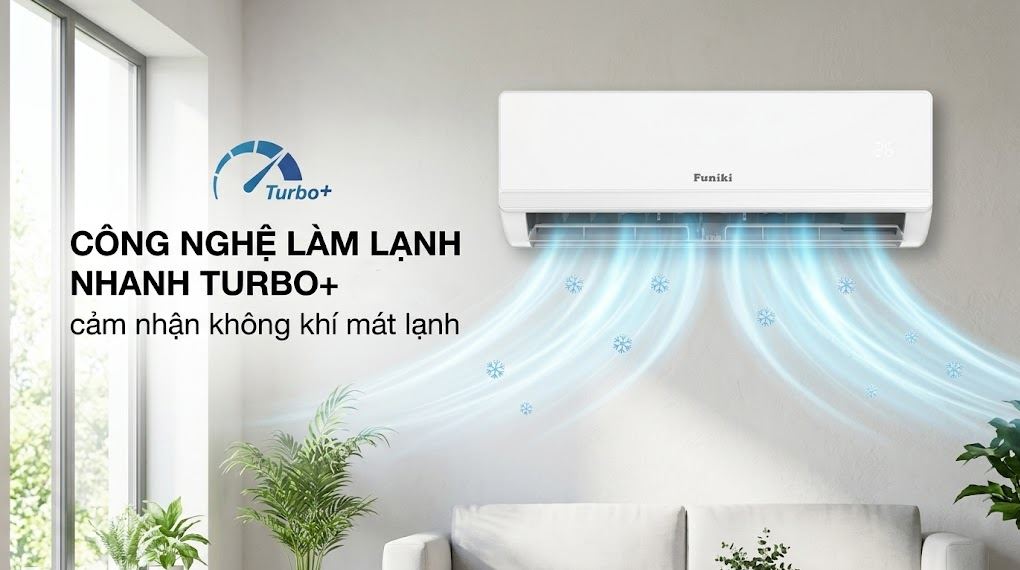 Điều hòa Funiki 12.000 BTU 1 chiều Inverter HIC12TMM-6 2026 Điều hòa Funiki 12.000 BTU 1 chiều Inverter HIC12TMM-6 2026
