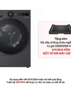 Máy sấy LG AI DUAL Inverter Heat Pump™ 12kg RX12VHP3K 2026