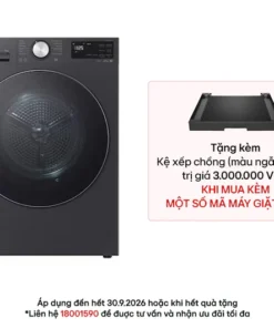 Máy sấy LG AI DUAL Inverter Heat Pump™ 12kg RX12VHP5G 2026