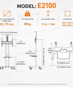 Thông số giá treo tivi ERGOTEK E2100
