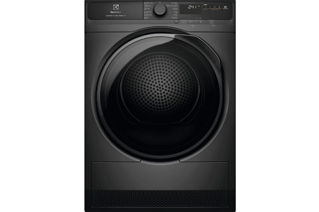 Electrolux EDH803J5SCR UltimateCare 500 8kg Máy sấy bơm nhiệt Electrolux UltimateCare 500 8kg EDH803J5SCR màu xám đen